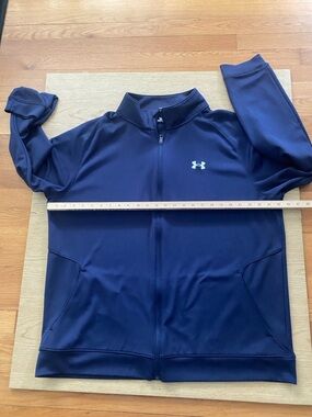 Under Armour Navy Zip-Up Athletic Jacket